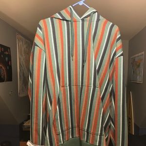 Urban outfitters stripped hoodie